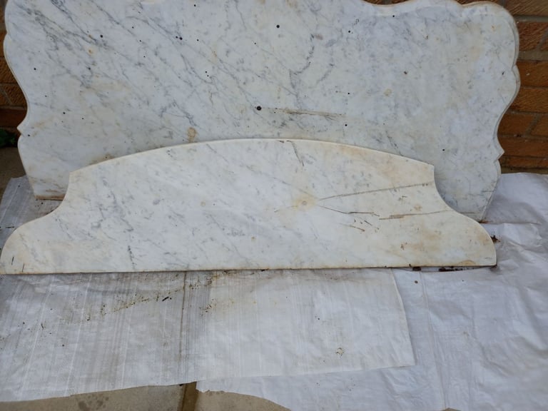 MARBLE FOR FIREPLACE TWO PIECES