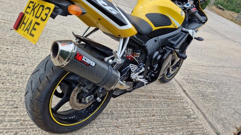 2003 03 YAMAHA YZF R6 SPECIAL LTD EDITION YELLOW YZFR6 SUPERSPORTS 600 SPORTS 