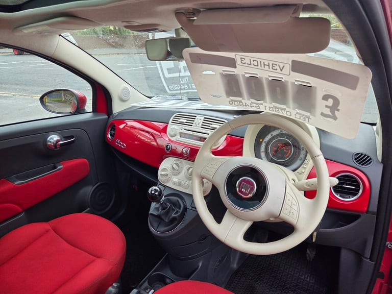 2013 Fiat 500 1.2 Lounge 3dr [Start Stop] HATCHBACK Petrol Manual