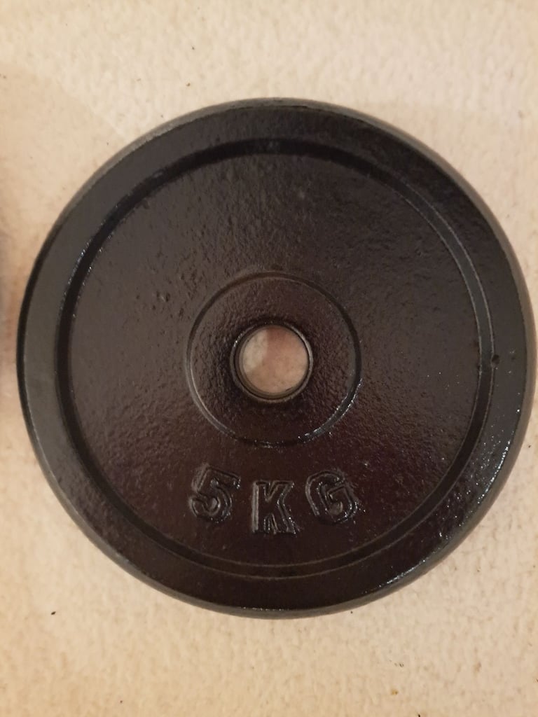 Weight plates 2x5kg 