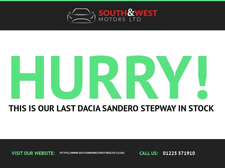 2016 Dacia Sandero Stepway 1.5 dCi Laureate 5dr HATCHBACK DIESEL Manual