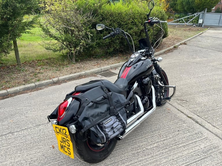 2012 12 KAWASAKI VN 900 CBF CUSTOM VN900 CU VANCE  HINES CRUISER TALL BARS