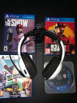 Ps4 and ps5 games,headset 