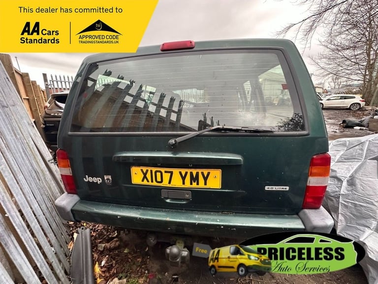 2000 X JEEP CHEROKEE 60TH ANNIV. AUTO 2.5 SUV 5DR PETROL 4X4 (279 G/KM, 121 BHP)