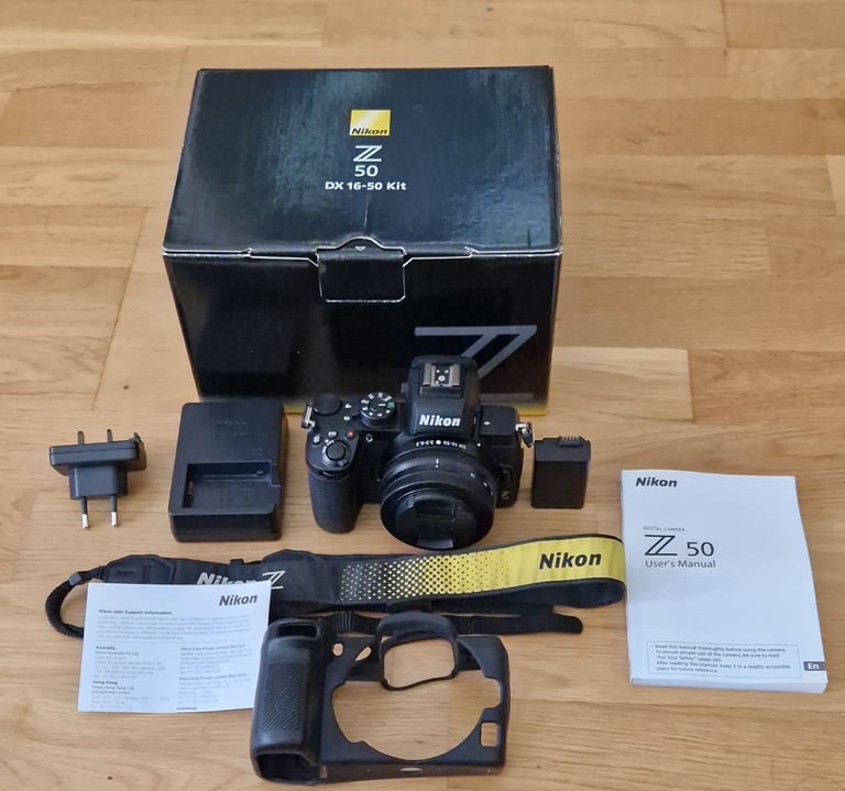 Nikon Z50 Mirrorless Digital Camera - Black (Kit with 16-50mm Lens).