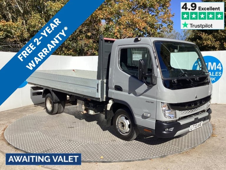 2022 Mitsubishi Canter D 3C13 3400 LWB Dropside Euro 6 L=13ft 11 Tipper Diesel Manual