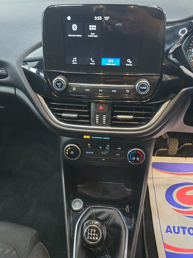 2018 Ford Fiesta 1.0T EcoBoost GPF Zetec Hatchback Euro 6 ULEZ (s/s) (100 ps) 3dr Petrol HATCHBAC...