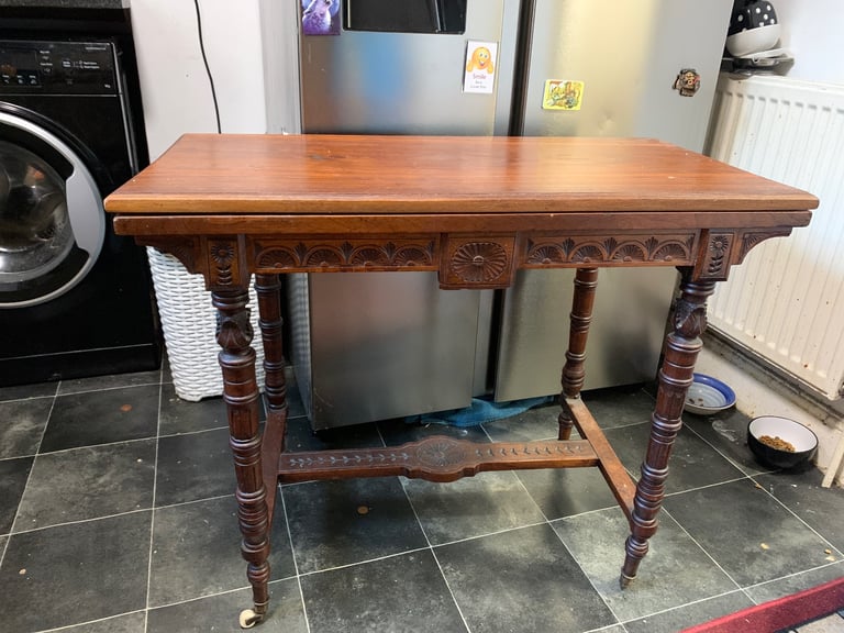 image for Antique card table 