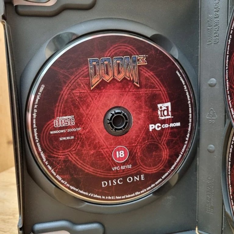 Doom 3 PC Cd-Rom Windows Game.