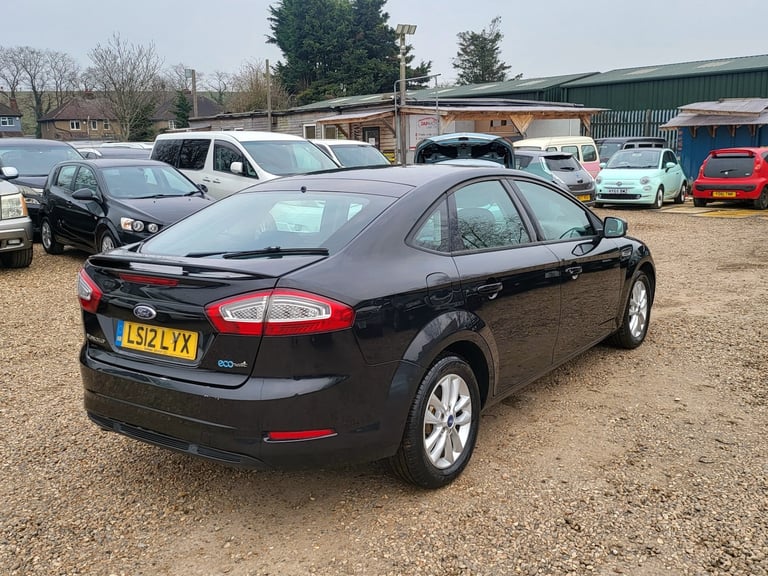 2012 FORD MONDEO 1.6 TDCi ECO ZETEC 5dr [Start Stop] BLACK £35 A YEAR ROAD TAX 