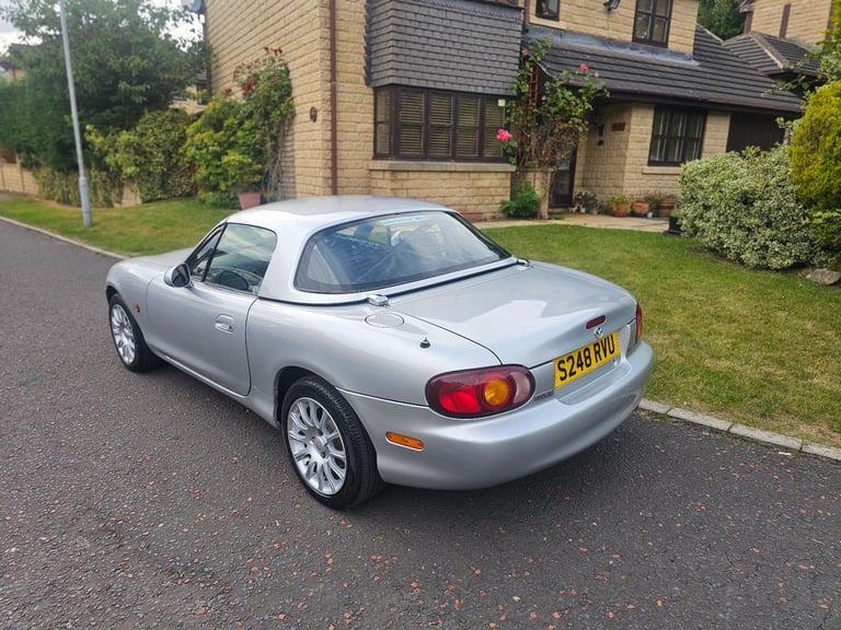 ★MAZDA MX-5 1.8 ★56K MILES! STUNNING EXAMPLE! HARDTOP+SOFTOP+ROLL CAGE, SUNLIGHT SILVER MX5 MK2 NB 