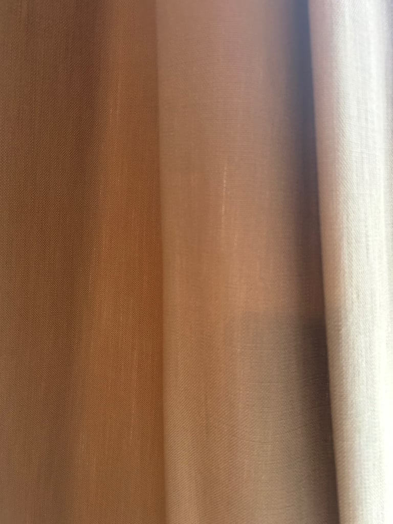 Grey eyelet curtains