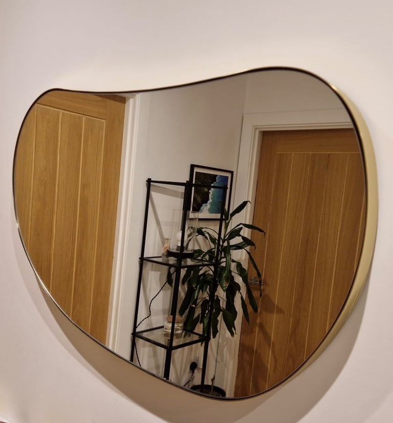 Adria Pebble Shape Wall Mirror