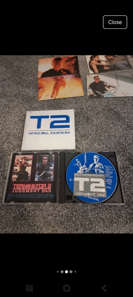 Terminator 2 end arm RARE ! w/ 4k , 3d  ,vinyl 3d 