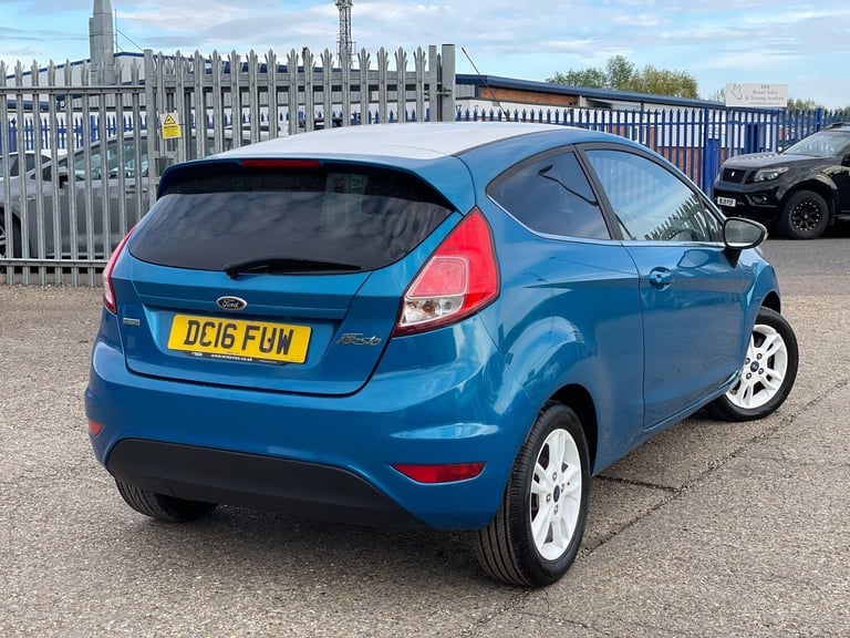 2016 Ford Fiesta 1.0T EcoBoost Zetec Blue Edition Euro 6 (s/s) 3dr HATCHBACK Petrol Manual