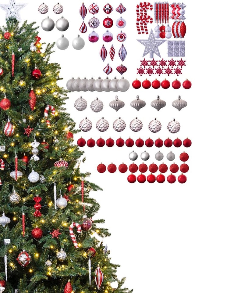 Christmas Tree (6ft), Decorations & storage - brand new never used RRP £200