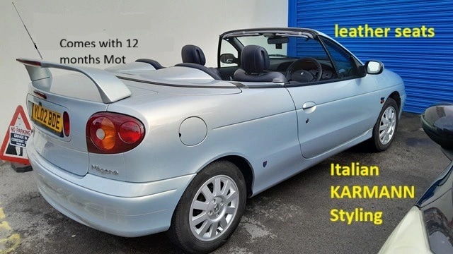 2002 Renault Megane 1.6 16V Dynamique + 2dr COUPE Petrol Manual