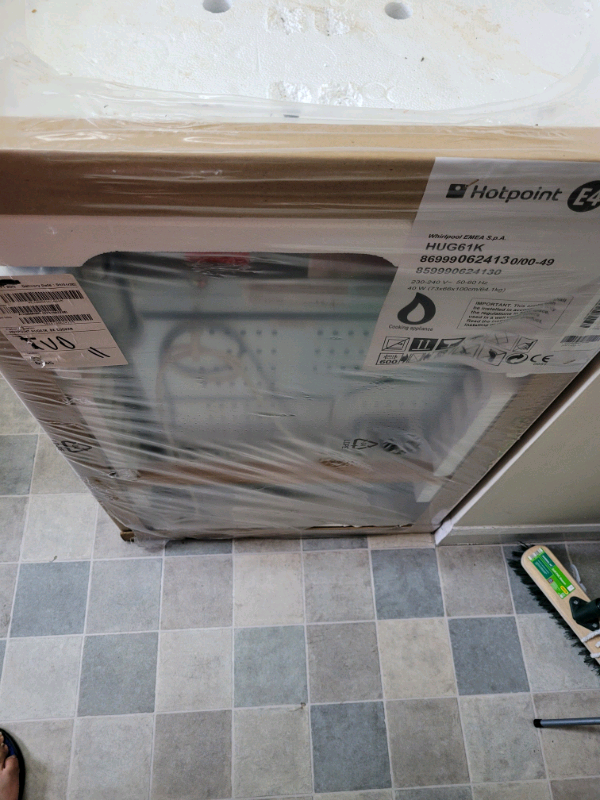 Hotpoint Ultima 66 Cm Double Oven Gas Cooker