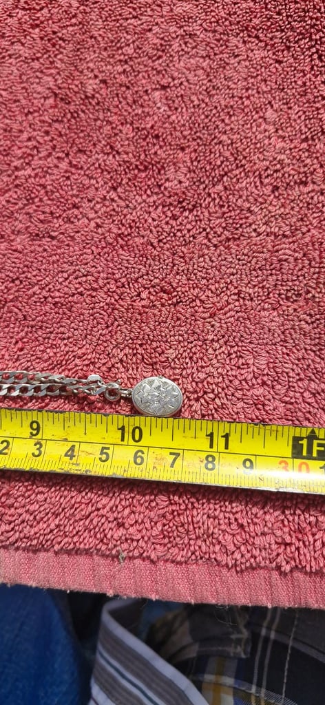 Silver locket necklace 