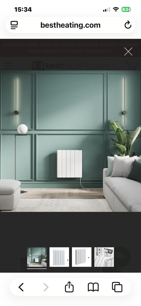 Milano-Ecoso Tuc ceramic core SMART electric heater 