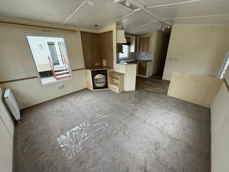 3 Bed Static Caravan - DG, CH, New Carpet - Offsite Sale, Own Land, Self Build