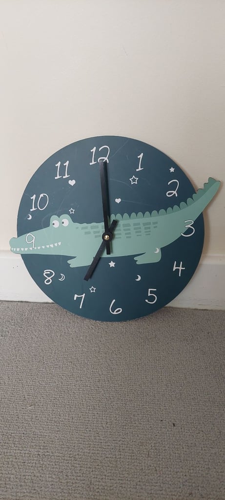 image for Crocodile Wall Clock