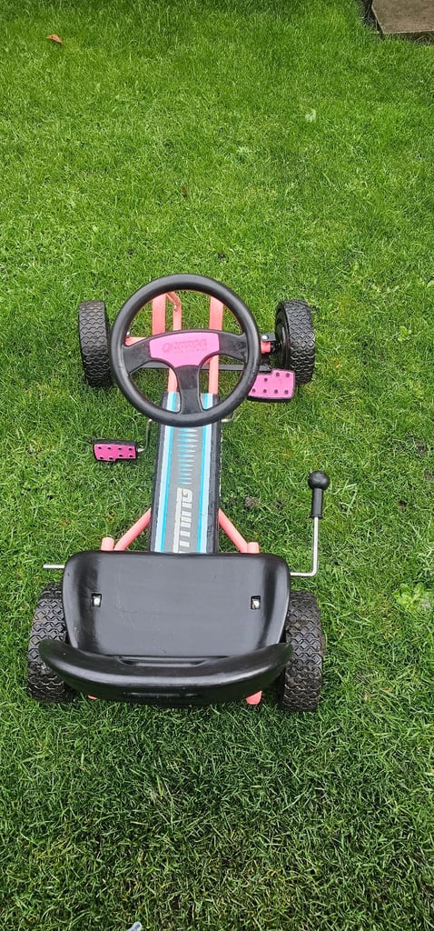 Hauck Pink Lightning Kids Go-Kart