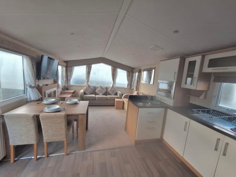 OFF SITE static caravan Scotland double glazed & heated 3bed BK Bluebird Seville