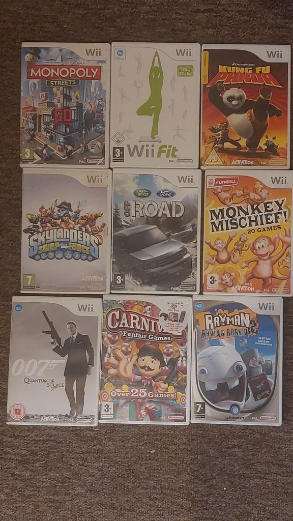Nintendo wii X3 big bundle 