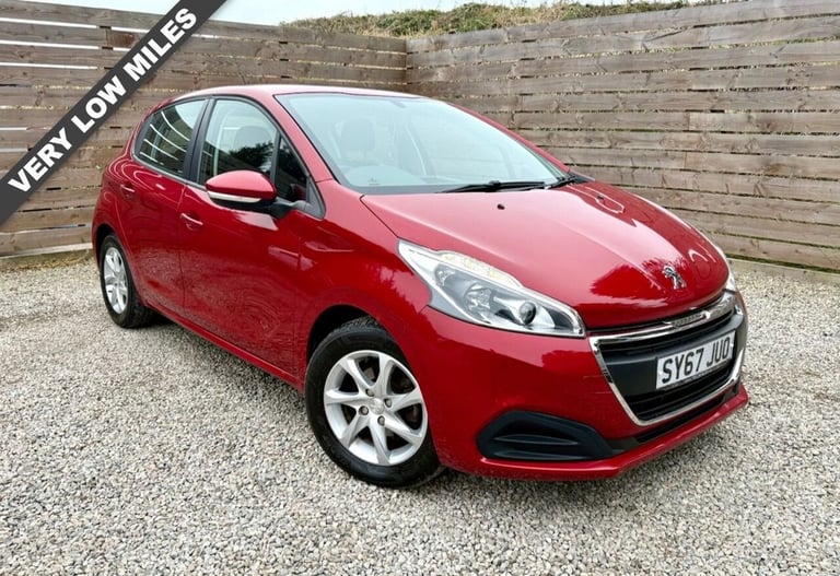 2017 67 PEUGEOT 208 1.2 PURETECH ACTIVE HATCHBACK 5DR PETROL MANUAL EURO 6 (82 P