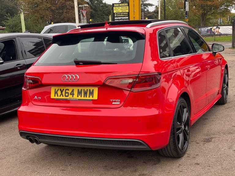 2014 Audi A3 1.4 TFSI CoD S line Sportback S Tronic Euro 6 (s/s) 5dr HATCHBACK Petrol Automatic