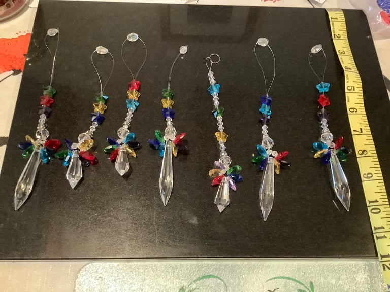 BESPOKE ANGEL 😇 sun catcher/charm and FREE gift 🎁 bag. STUNNING hung anywhere. 