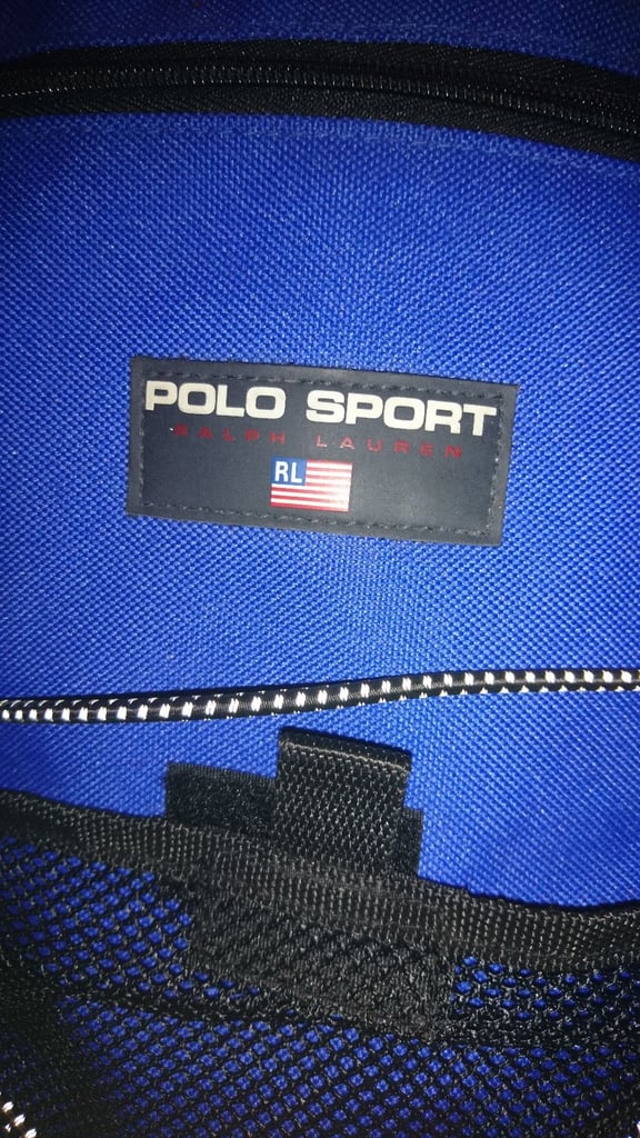 POLO SPORT BACKPACK RALPH LAUREN BLUE RUCKSACK