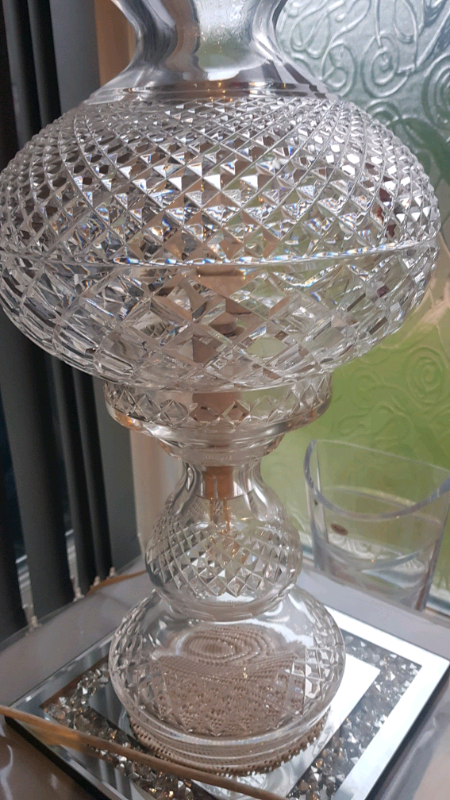 Waterford Crystal innishmore  lamp..Massive..