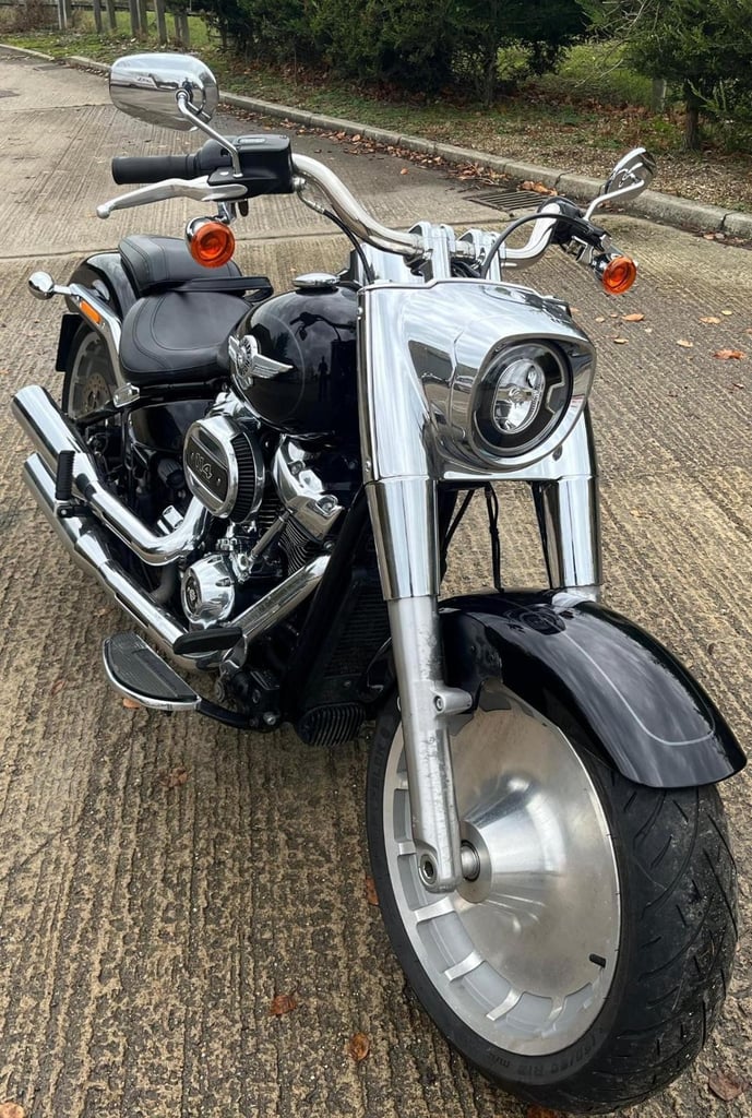 2021 21 HARLEY DAVIDSON FLFBS FATBOY [Phone number removed]BLACK11k MILESCUSTOM CRUISER