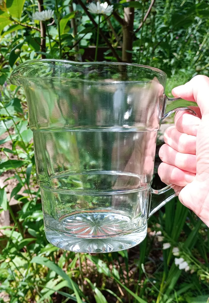 Vintage Pressed Glass Jug