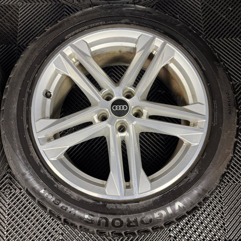 19'' GENUINE AUDI Q5 5 DOUBLE SPOKE S LINE ALLOY WHEELS TYRES ALLOYS