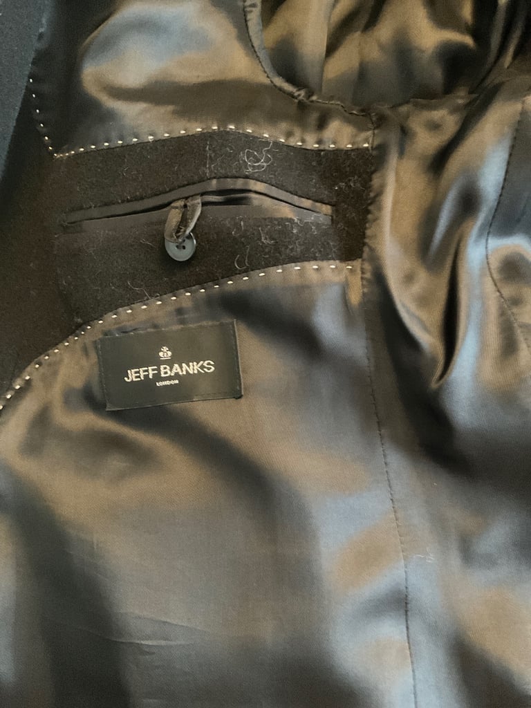 Men’s winter overcoat by Jeff Banks