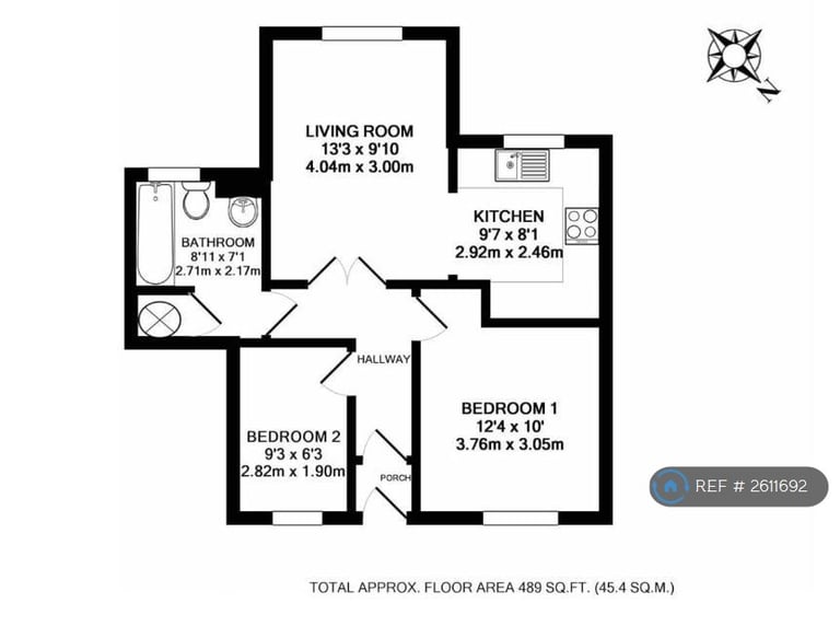 2 bedroom flat in Thorndale Court, Manchester, M9 (2 bed) (#2611692)