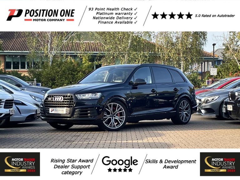 2018 Audi SQ7 4.0 TDI V8 Vorsprung SUV 5dr Diesel Tiptronic quattro Euro 6 (s/s) (435 ps) SUV Die...