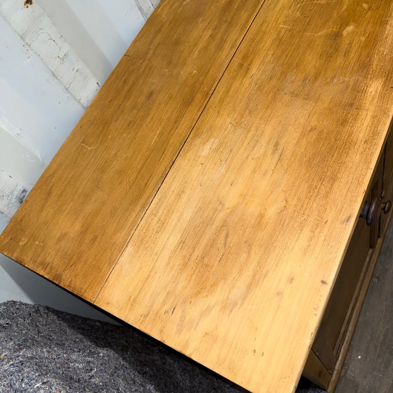 Vintage pine sideboard country cottage look