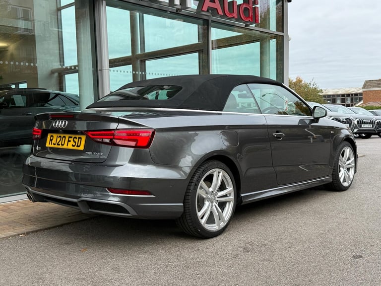 2020 Audi A3 Cabriolet 1.5 TFSI 35 S line Convertible 2dr Petrol Manual Euro 6 (s/s) (150 ps) CON...