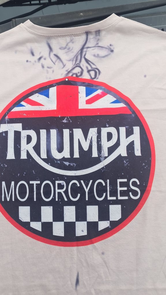 image for Bundle of 3x car, motorbike, truck, bus, mechanic industry t shirts. Check sizes etc. 