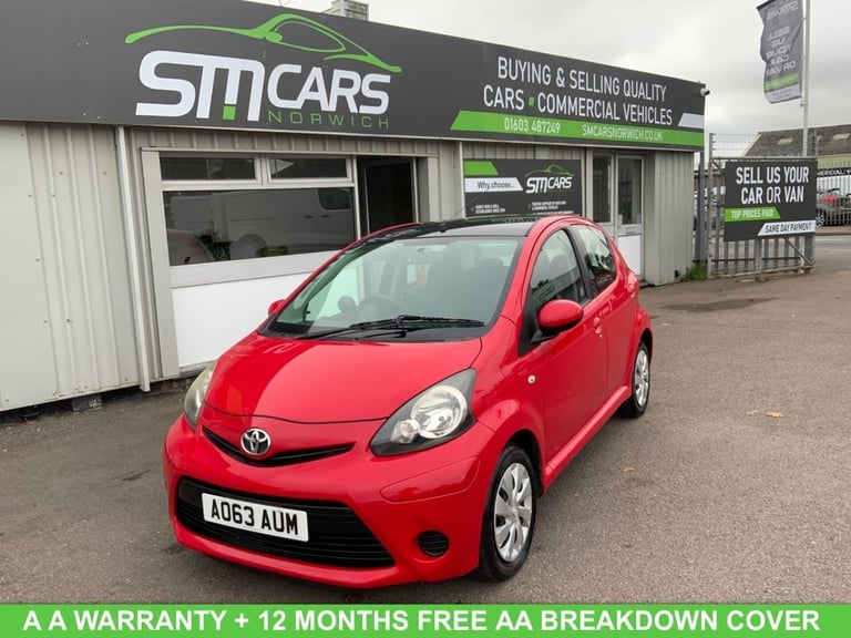 image for 2013 Toyota AYGO 1.0 VVT-i Move Hatchback 5dr Petrol MultiMode Euro 5 (68 ps) Hatchback Petrol Au...