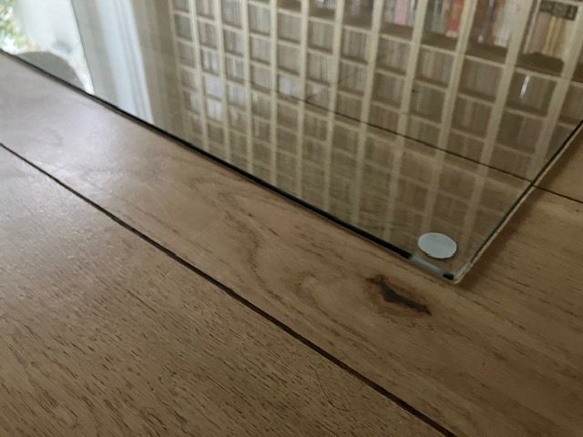 NeuType Glass OfficeChair Mat, Tempered Glass for Carpet or Hardwood 90cm x 90cm