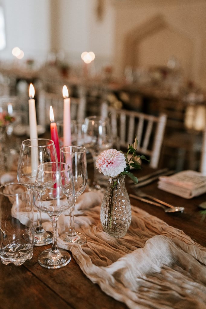 48 glass candle holders