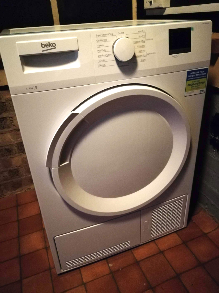Beko 8kg Condenser Tumble Dryer LIKE NEWBeko DTLCE80051W