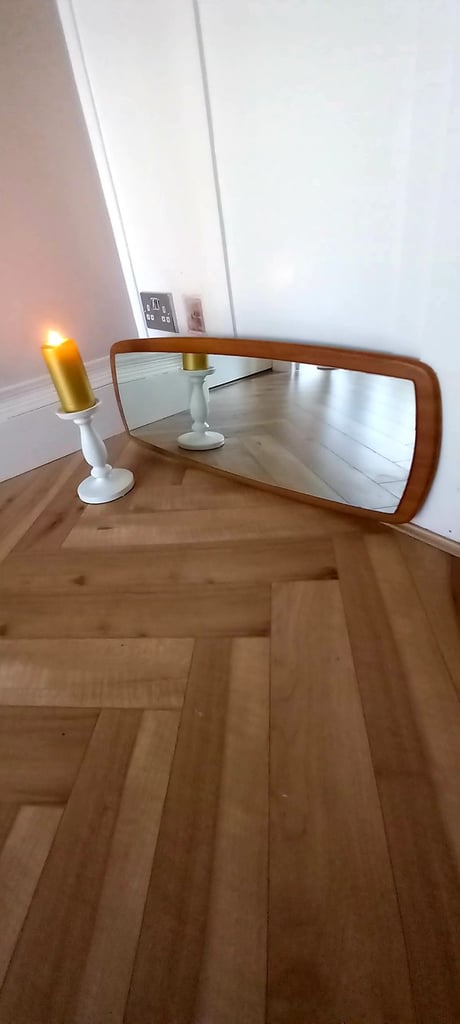 Mid century Danish wall mirror 1970s 