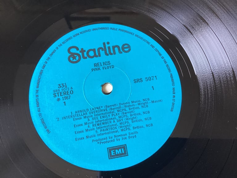 Pink Floyd Relics LP record 
