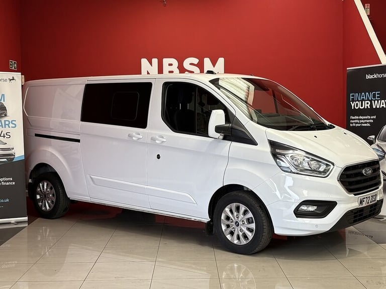2022 Ford Transit Custom 2.0 EcoBlue 130ps Low Roof D/Cab Limited Van PANEL VAN DIESEL Manual